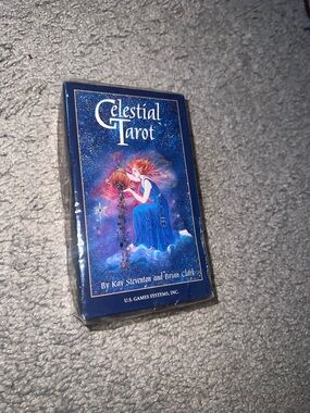 Celestial Tarot Deck - Blue Illustrated Box